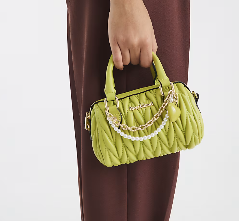 Brown Leopard Print Buckle Front Shoulder Bag River Island - Main Image